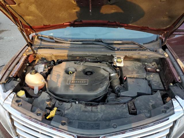 5LMCJ2C92HUL22586 - 2017 LINCOLN MKC SELECT Բորդո լուսանկար 12