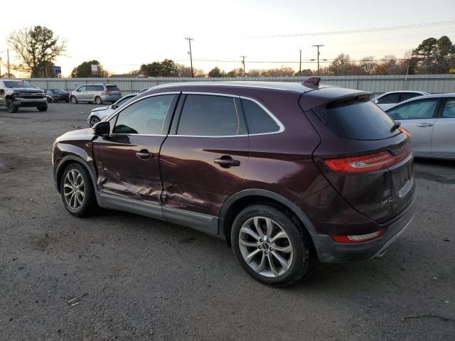 5LMCJ2C92HUL22586 - 2017 LINCOLN MKC SELECT Բորդո լուսանկար 2