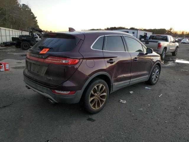 5LMCJ2C92HUL22586 - 2017 LINCOLN MKC SELECT Բորդո լուսանկար 3