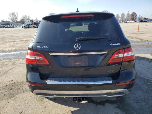 4JGDA5HBXFA585413 - 2015 MERCEDES-BENZ ML 350 4MATIC BLACK photo 6