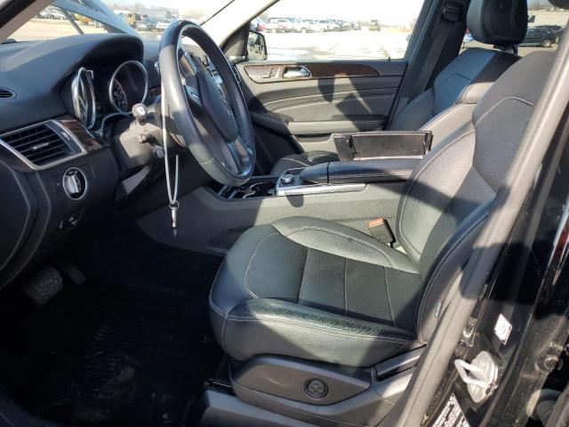 4JGDA5HBXFA585413 - 2015 MERCEDES-BENZ ML 350 4MATIC BLACK photo 7