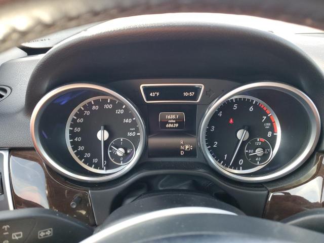 4JGDA5HBXFA585413 - 2015 MERCEDES-BENZ ML 350 4MATIC BLACK photo 9