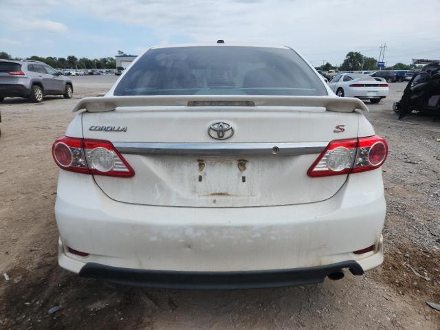 5YFBU4EE2DP142564 - 2013 TOYOTA COROLLA BASE Սպիտակ լուսանկար 6