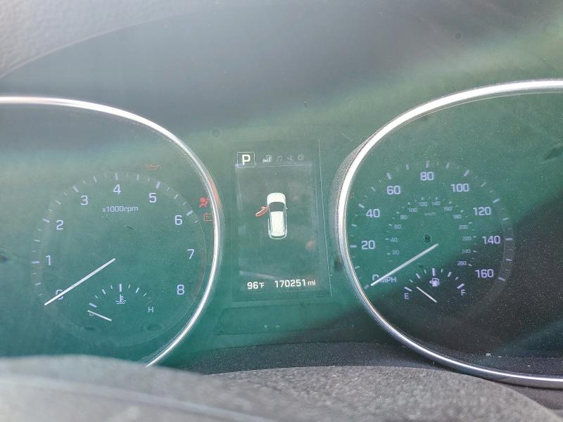 5NMZU3LB9HH007969 - 2017 HYUNDAI SANTA FE S BLACK photo 9