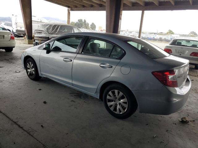 19XFB2F50CE361551 - 2012 HONDA CIVIC LX SILVER photo 2