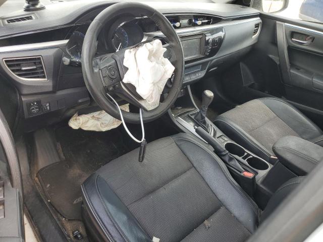 2T1BURHE2FC324986 - 2015 TOYOTA COROLLA L WHITE photo 8