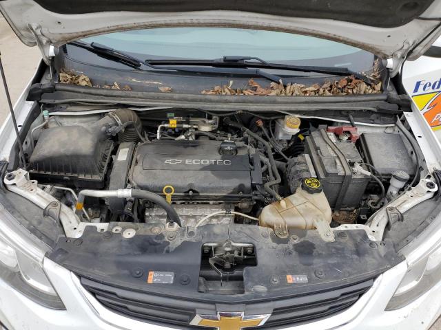 1G1JG6SH2H4146693 - 2017 CHEVROLET SONIC WHITE photo 11