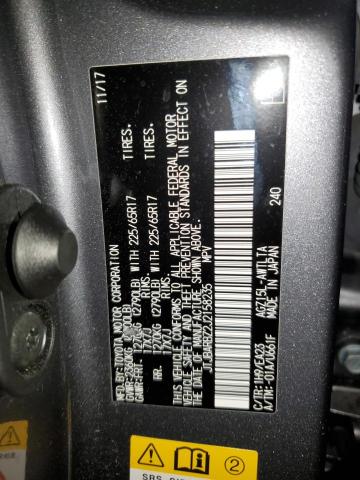 JTJBARBZ2J2158235 - 2018 LEXUS NX 300 BASE ნაცრისფერი ფოტო 13