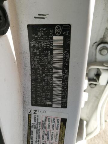 2T1KR32E67C629223 - 2007 TOYOTA COROLLA MA XR WHITE photo 12