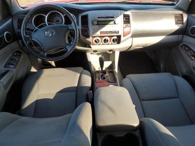 5TEJU62N27Z391103 - 2007 TOYOTA TACOMA DOUBLE CAB PRERUNNER RED photo 8