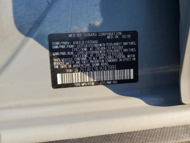 JF2GTAEC9LH243991 - 2020 SUBARU CROSSTREK PREMIUM BLUE photo 13