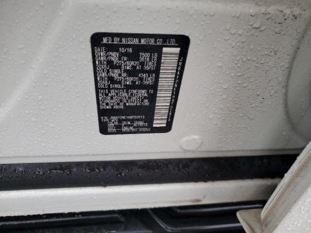 JN8AY2NE1H9702613 - 2017 NISSAN ARMADA PLATINUM Ağ foto 13