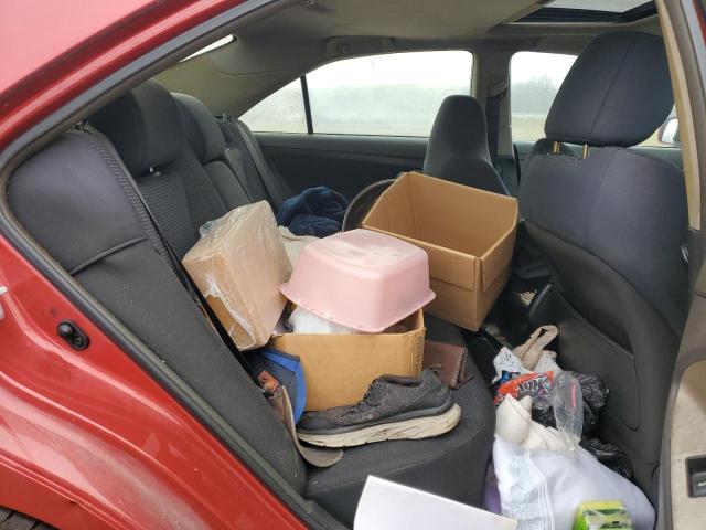 4T1BF3EK6BU117804 - 2011 TOYOTA CAMRY BASE RED photo 10