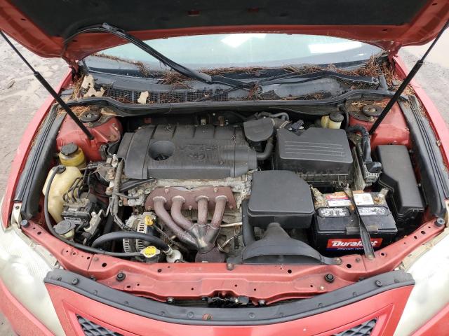 4T1BF3EK6BU117804 - 2011 TOYOTA CAMRY BASE RED photo 11