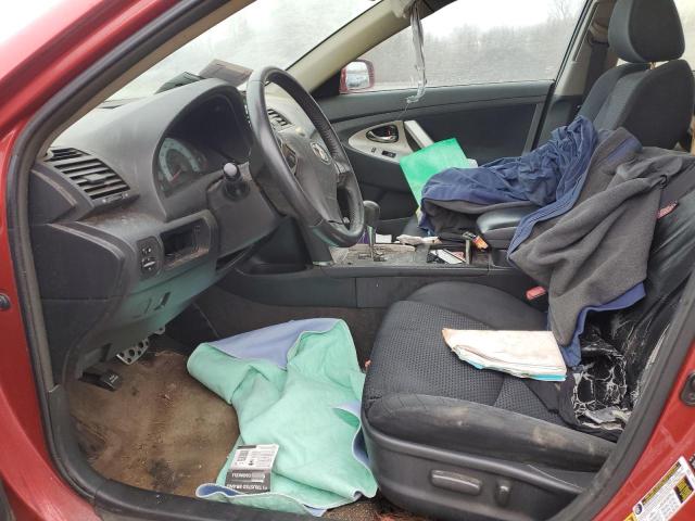 4T1BF3EK6BU117804 - 2011 TOYOTA CAMRY BASE RED photo 7