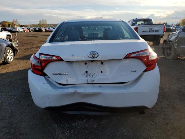 2T1BURHE7EC192726 - 2014 TOYOTA COROLLA L WHITE photo 6