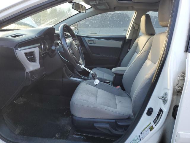 2T1BURHE7EC192726 - 2014 TOYOTA COROLLA L WHITE photo 7