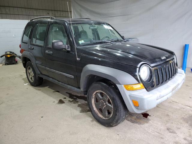 1J4GL48K16W235526 - 2006 JEEP LIBERTY SPORT შავი ფოტო 4