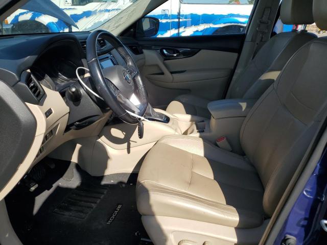 JN8AT2MTXHW151159 - 2017 NISSAN ROGUE S BLUE photo 7