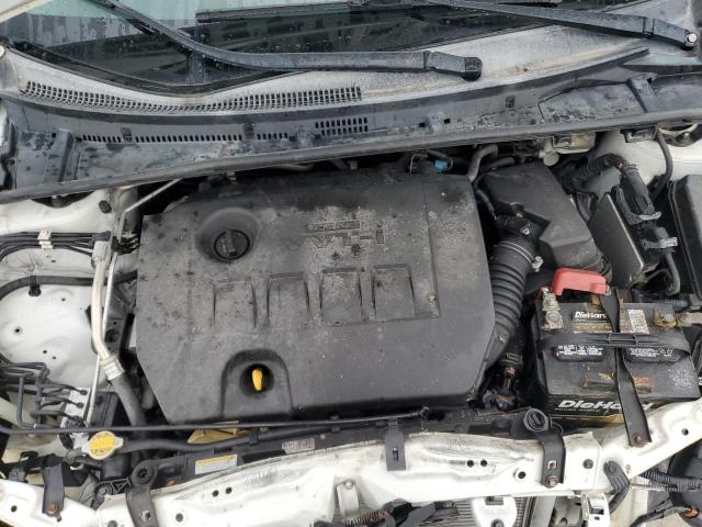 2T1BURHE7FC342383 - 2015 TOYOTA COROLLA L WHITE photo 11