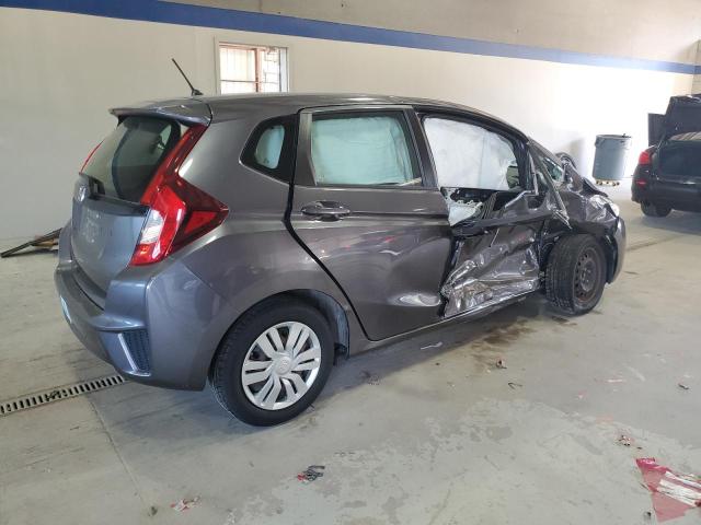 3HGGK5H51FM717262 - 2015 HONDA FIT LX GRAY photo 3