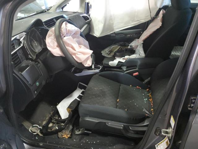 3HGGK5H51FM717262 - 2015 HONDA FIT LX GRAY photo 7