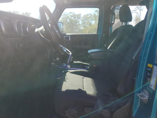 1C4HJXDG2LW177053 - 2020 JEEP WRANGLER U SPORT Turquesa foto 7