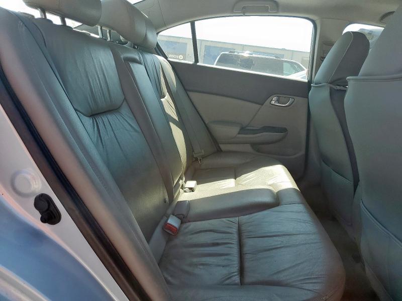 2HGFB2F99CH543984 - 2012 HONDA CIVIC EXL أزرق صورة 10