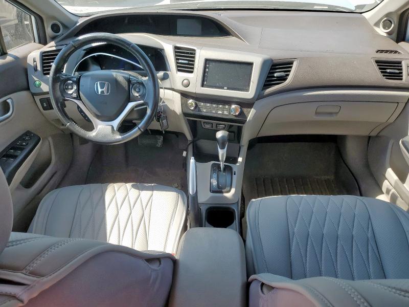 2HGFB2F99CH543984 - 2012 HONDA CIVIC EXL أزرق صورة 8