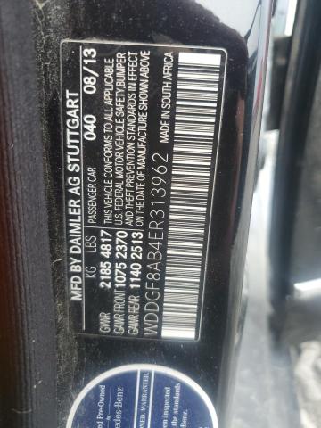 WDDGF8AB4ER313962 - 2014 MERCEDES-BENZ C 300 4MATIC BLACK photo 12