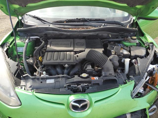 JM1DE1HY3B0113091 - 2011 MAZDA MAZDA2 أخضر صورة 11