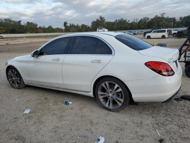 55SWF4JB7GU165411 - 2016 MERCEDES-BENZ C 300 WHITE photo 2