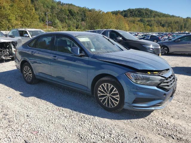 3VWC57BU8MM101651 - 2021 VOLKSWAGEN JETTA S BLUE photo 4