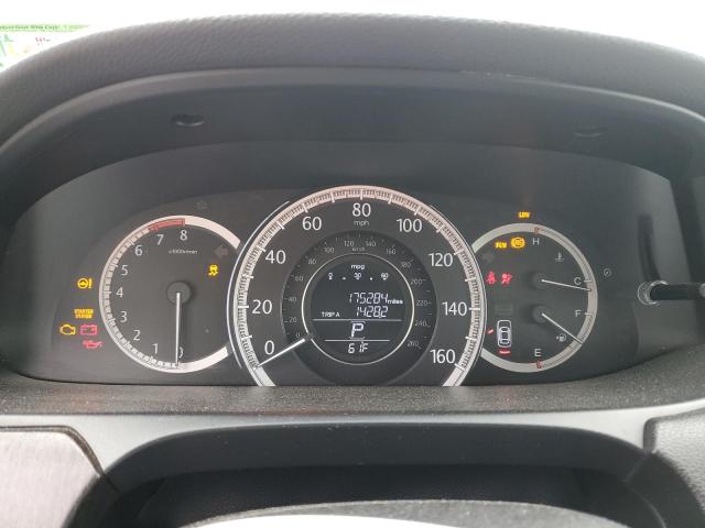 1HGCR2F80DA242400 - 2013 HONDA ACCORD EXL WHITE photo 9