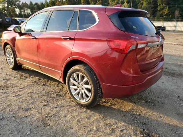 LRBFX2SAXKD063060 - 2019 BUICK ENVISION ESSENCE Կարմիր լուսանկար 2