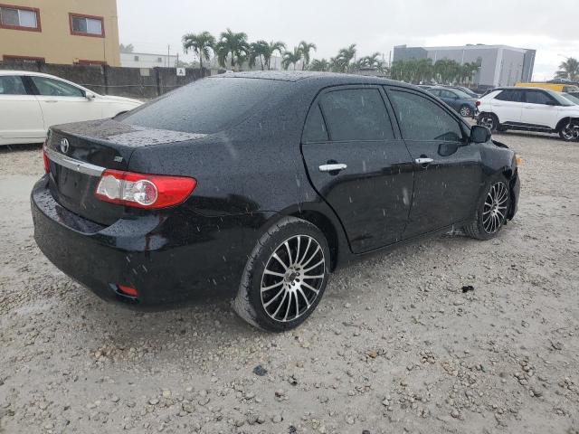 JTDBU4EEXBJ103612 - 2011 TOYOTA COROLLA BASE Черный фото 3