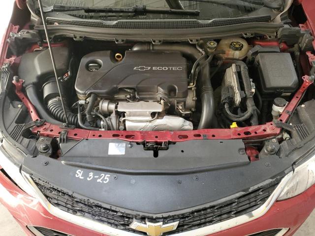 3G1BE6SM7HS572354 - 2017 CHEVROLET CRUZE LT RED photo 11