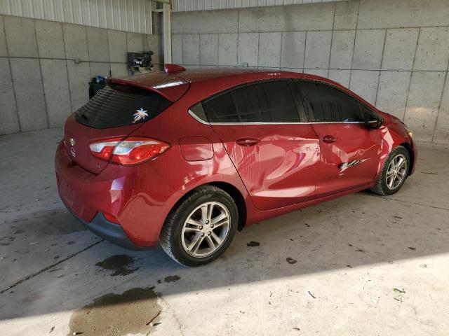 3G1BE6SM7HS572354 - 2017 CHEVROLET CRUZE LT RED photo 3
