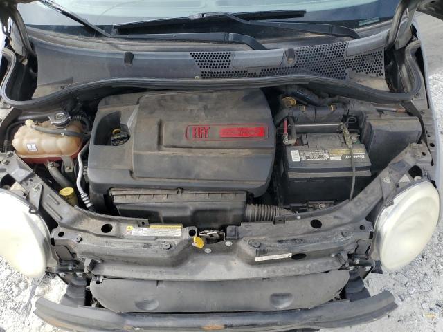 3C3CFFAR0CT112580 - 2012 FIAT 500 POP 灰色 照片 11