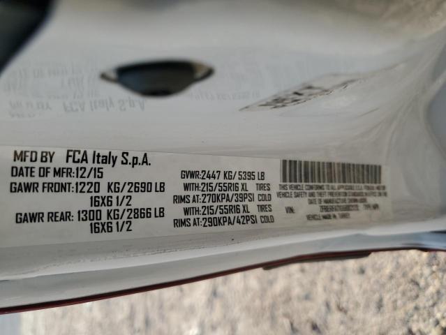 ZFBERFAT1G6B82120 - 2016 RAM PROMASTER WHITE photo 13