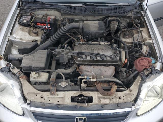 1HGEJ6674XL017131 - 1999 HOND CIVIC LX SILVER photo 11