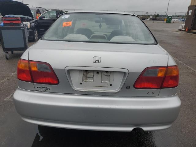 1HGEJ6674XL017131 - 1999 HOND CIVIC LX SILVER photo 6