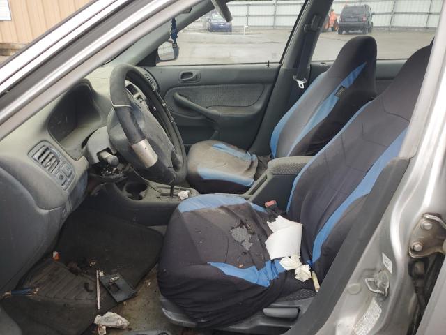 1HGEJ6674XL017131 - 1999 HOND CIVIC LX SILVER photo 7