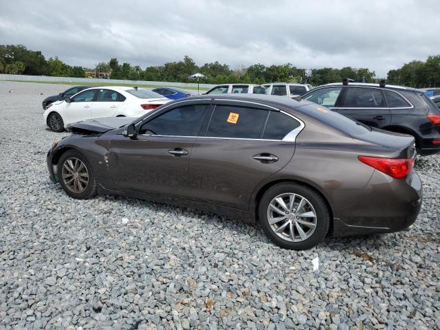 JN1BV7AP9FM341125 - 2015 INFINITI Q50 BASE بني صورة 2
