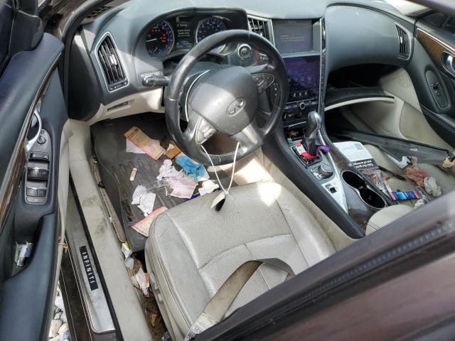 JN1BV7AP9FM341125 - 2015 INFINITI Q50 BASE بني صورة 8