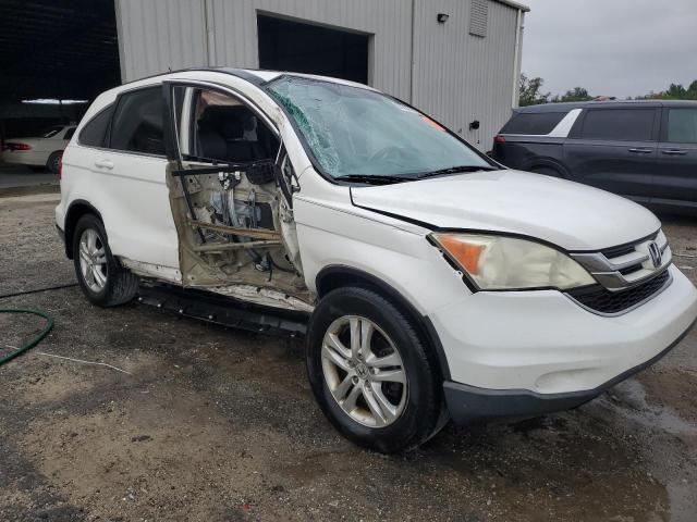 5J6RE3H77BL037733 - 2011 HONDA CR-V EXL WHITE photo 4