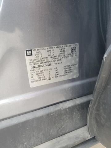 3GKALTEV8JL251682 - 2018 GMC TERRAIN SLE GRAY photo 13