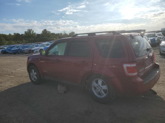 1FMCU93178KA60444 - 2008 FORD ESCAPE XLT წითელი ფოტო 2