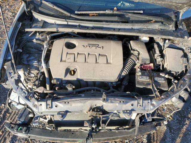 2T1BURHE2KC214224 - 2019 TOYOTA COROLLA L GRAY photo 11