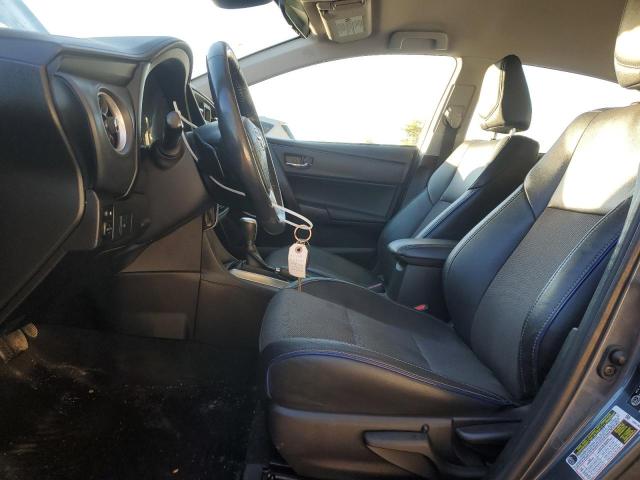 2T1BURHE2KC214224 - 2019 TOYOTA COROLLA L GRAY photo 7